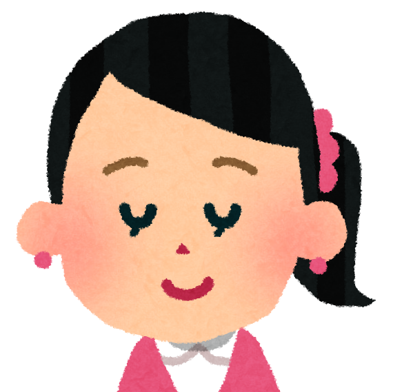 若い女性のイラスト