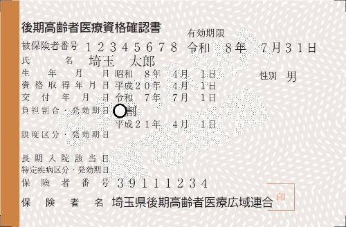 令和7年度資格確認書イメージ画像