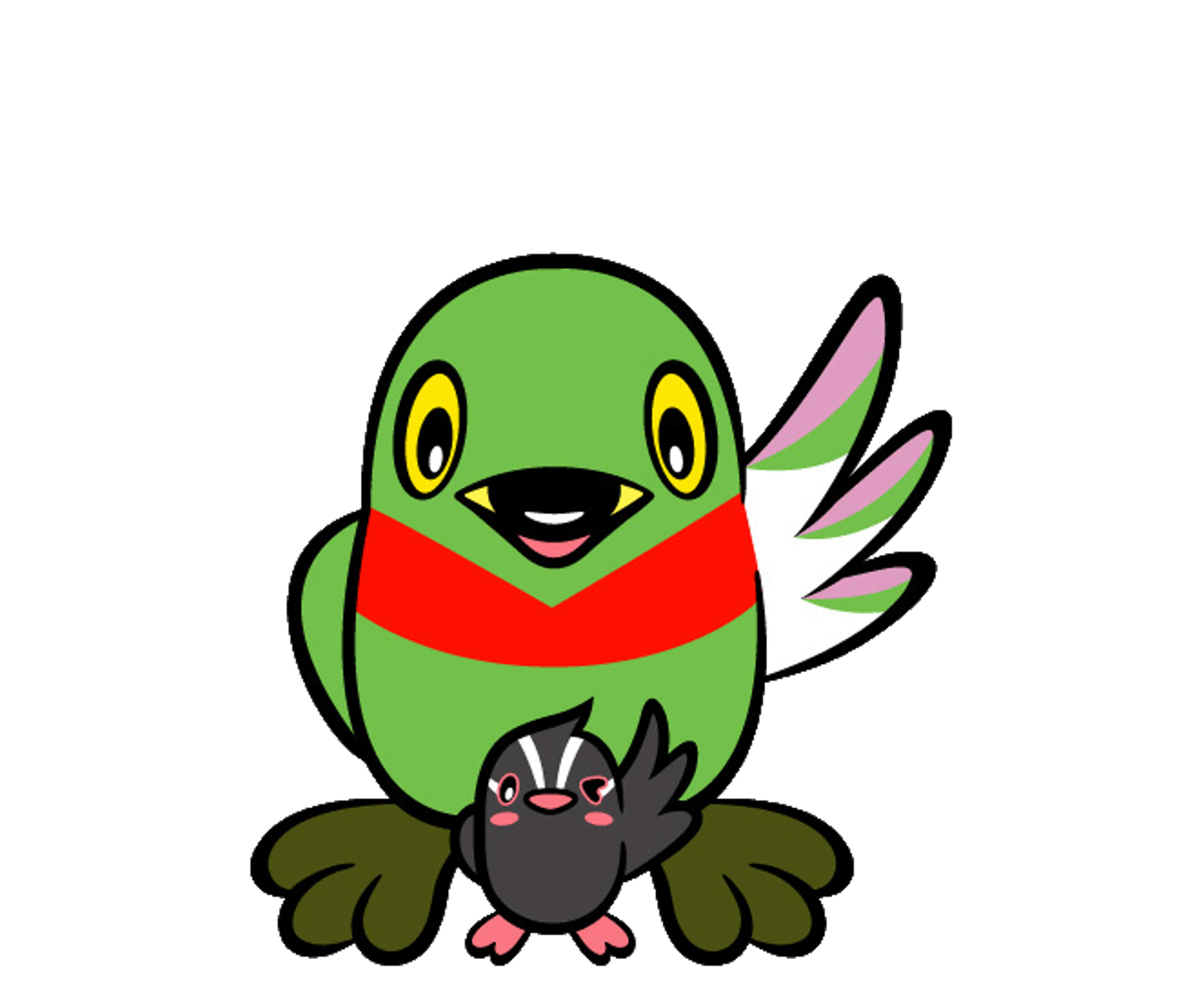 かいちゃんつぶちゃん左手