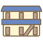 集合住宅のイラスト