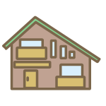 一軒家のイラスト