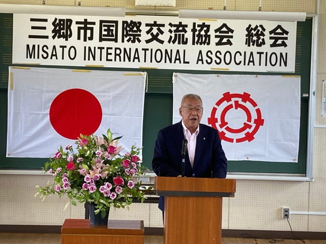 挨拶の様子