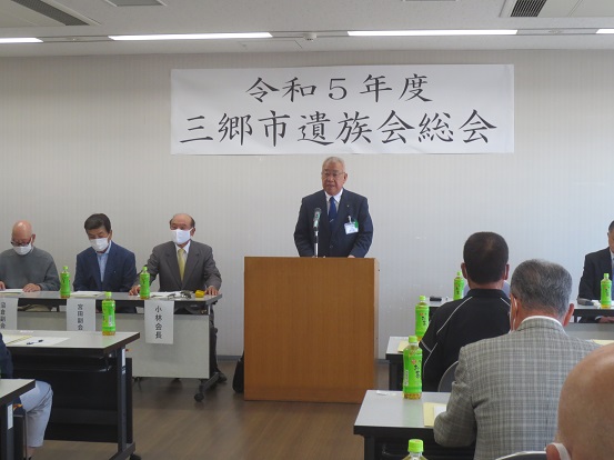 挨拶の様子