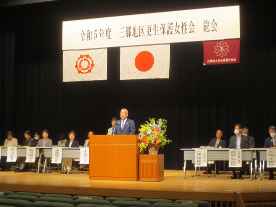 挨拶の様子
