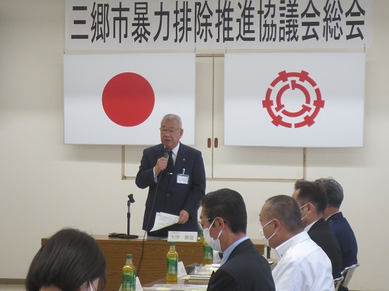 挨拶の様子
