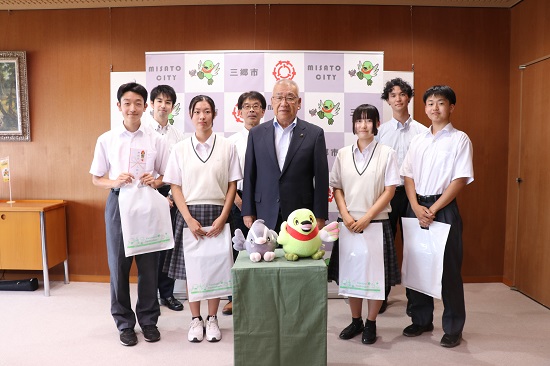 三郷北高校の皆さんと