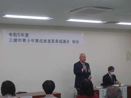 挨拶の様子