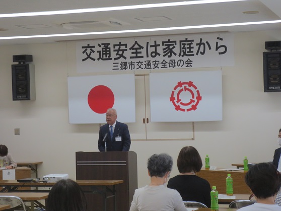 挨拶の様子