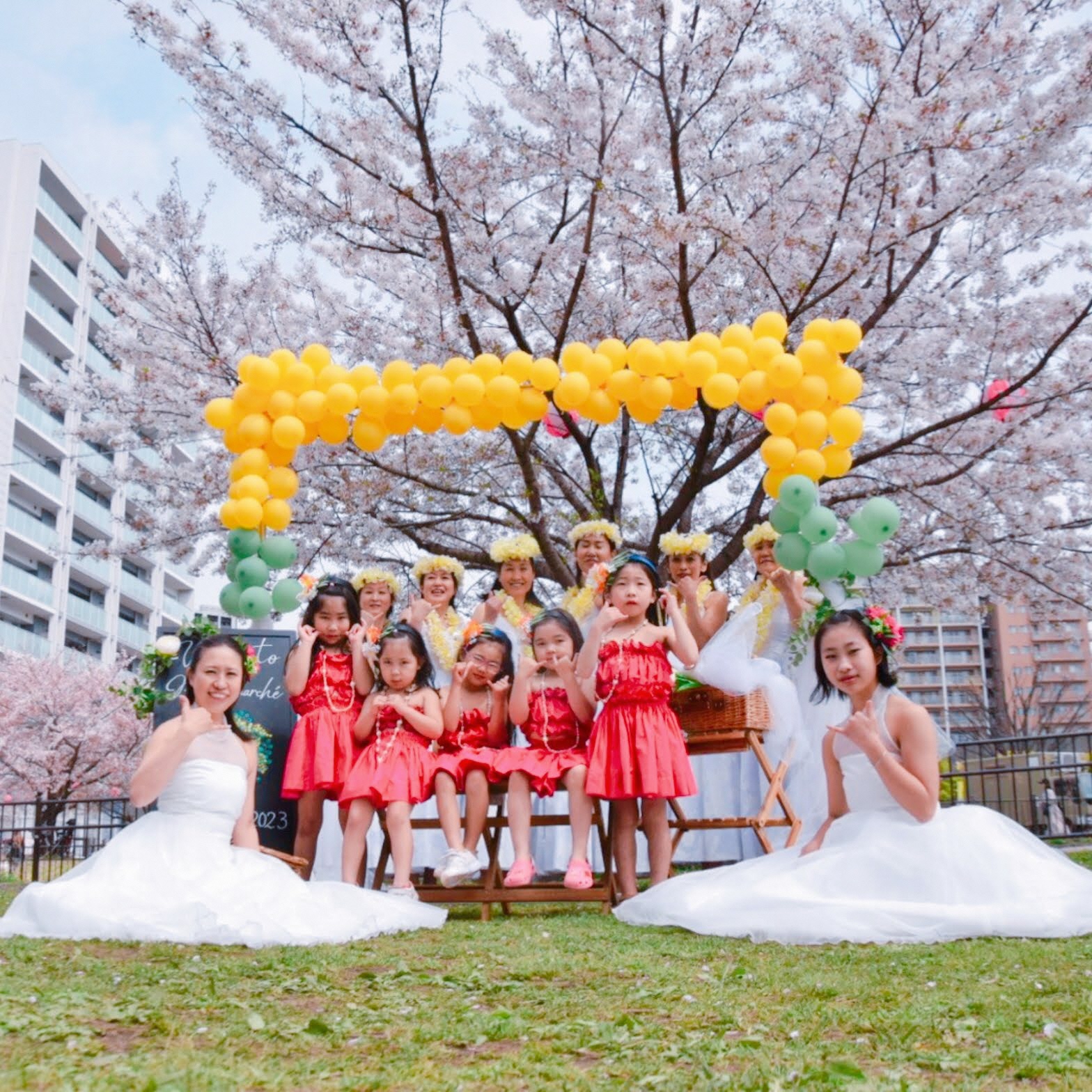 フラサークルMalie 集合写真