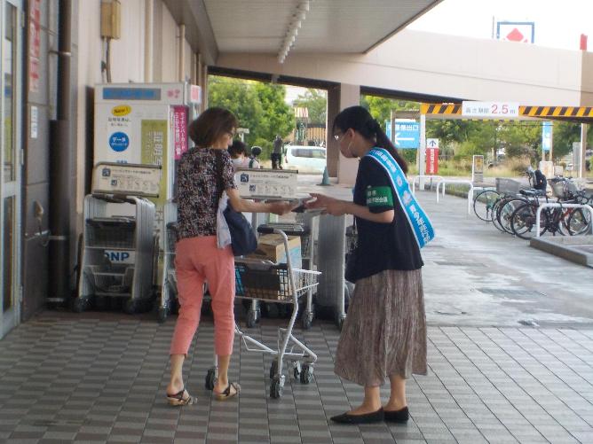 街頭啓発活動(ピアラシティ)