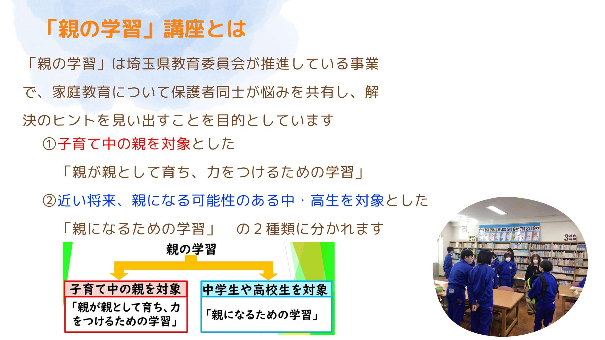 親の学習講座とは1