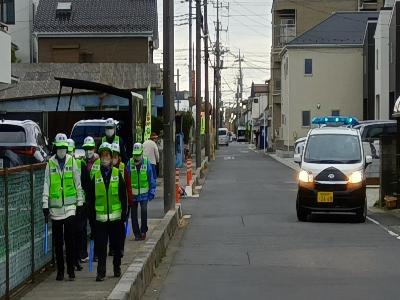 戸ヶ崎2丁目東町会合同パトロール