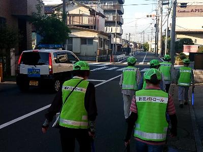 戸ヶ崎2丁目東町会合同パトロール