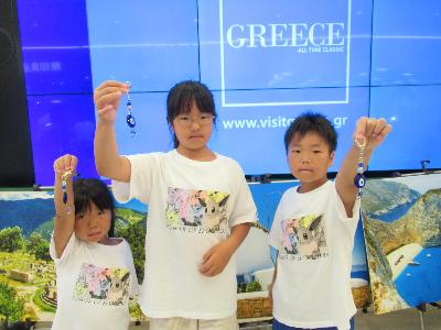 ギリシャ物産展　クラフト体験