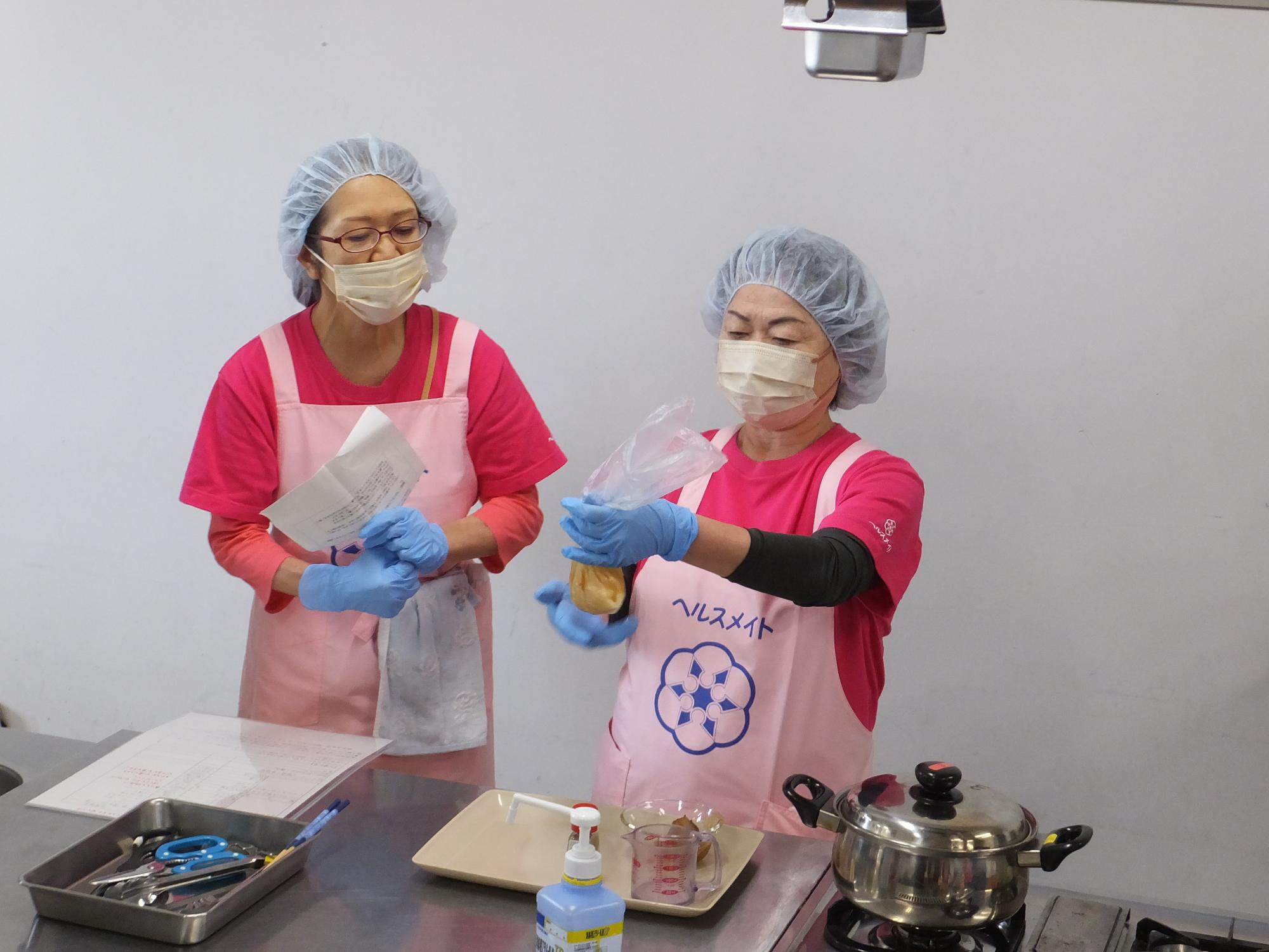 デモンストレーションの様子