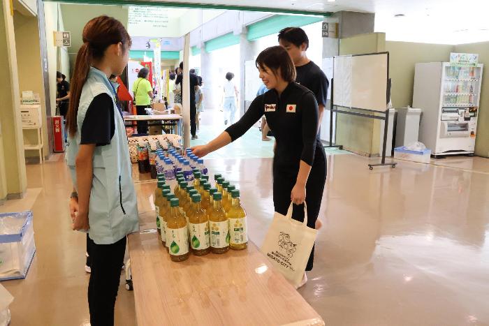 おもてなしコーナーの様子