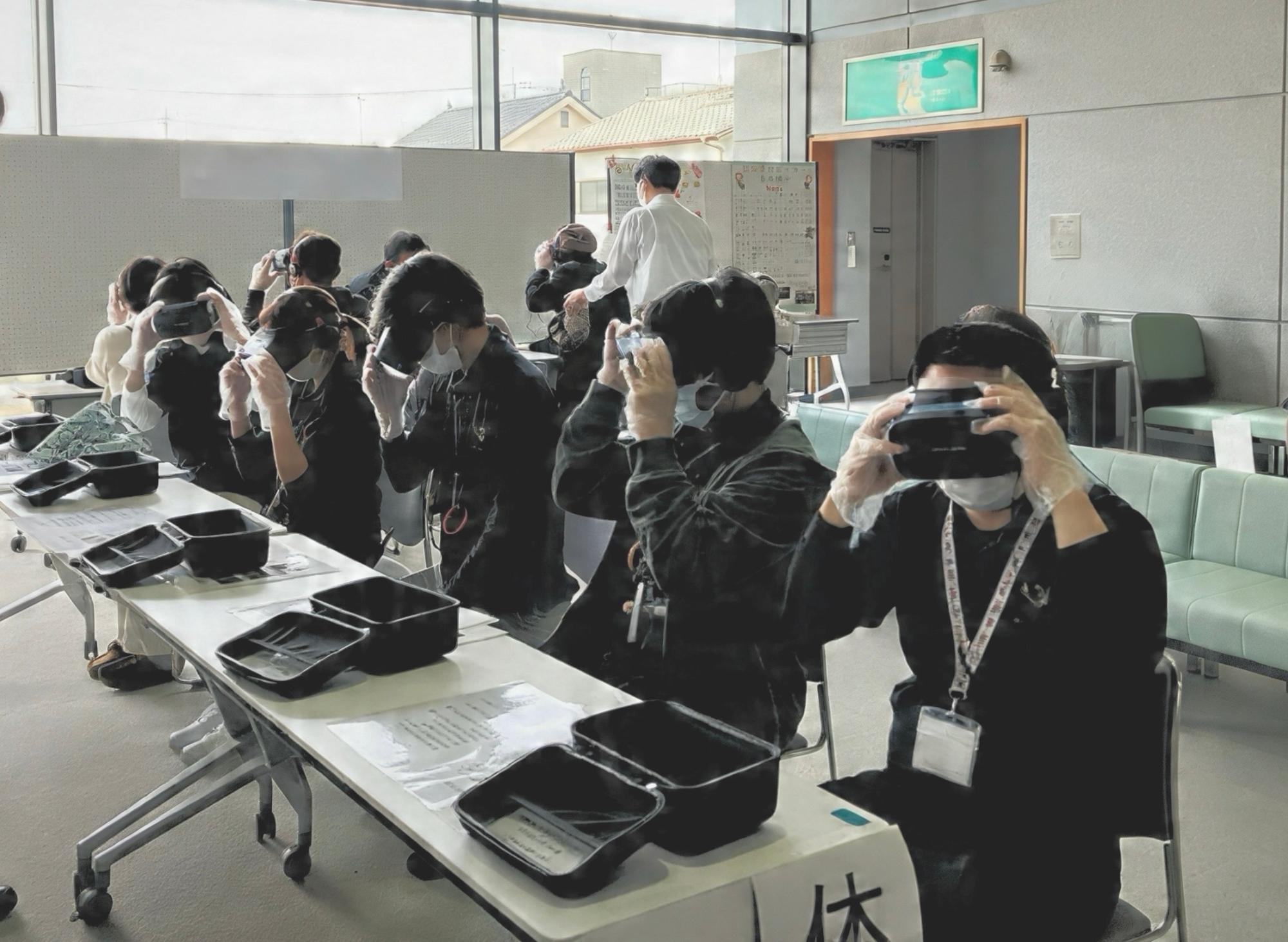 VR体験会の様子