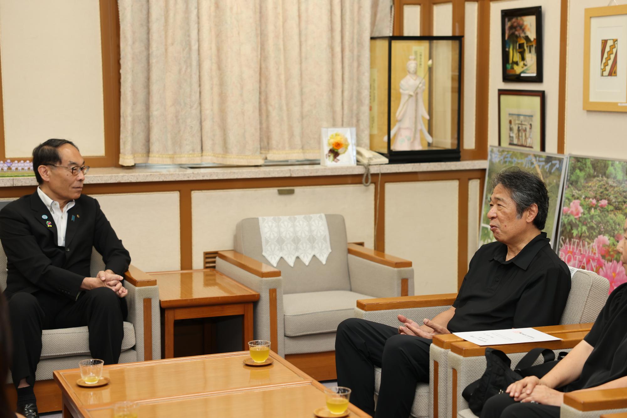知事との歓談