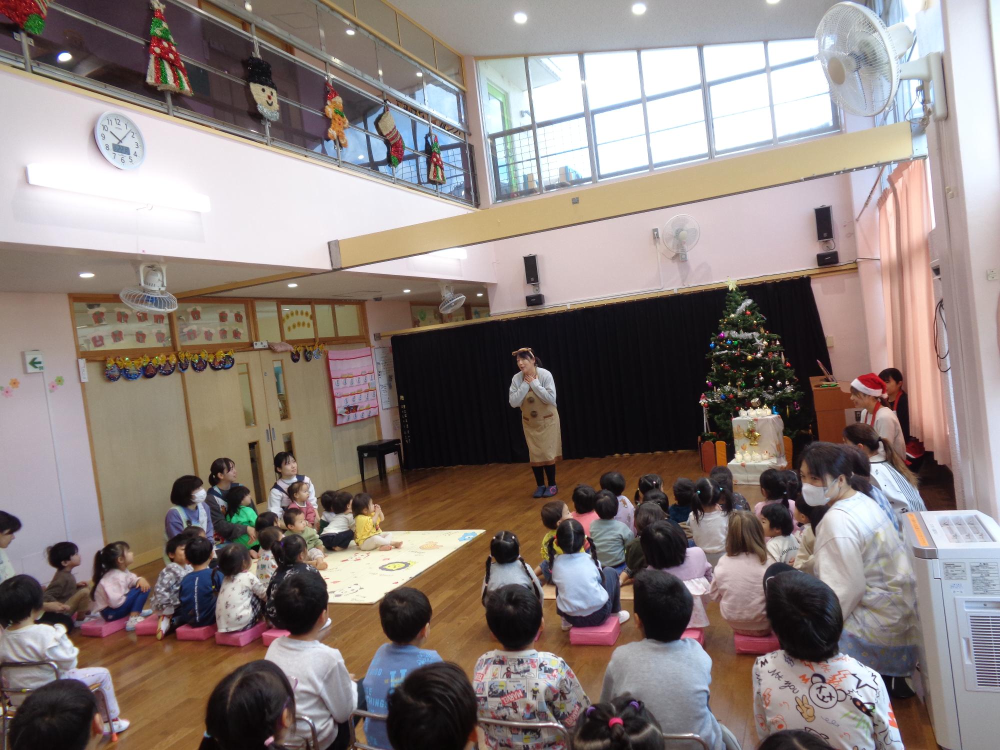 クリスマス会の様子