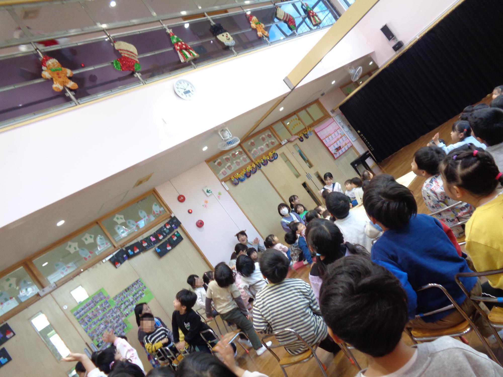 クリスマス会の様子