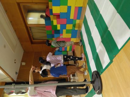 横断歩道を渡る練習