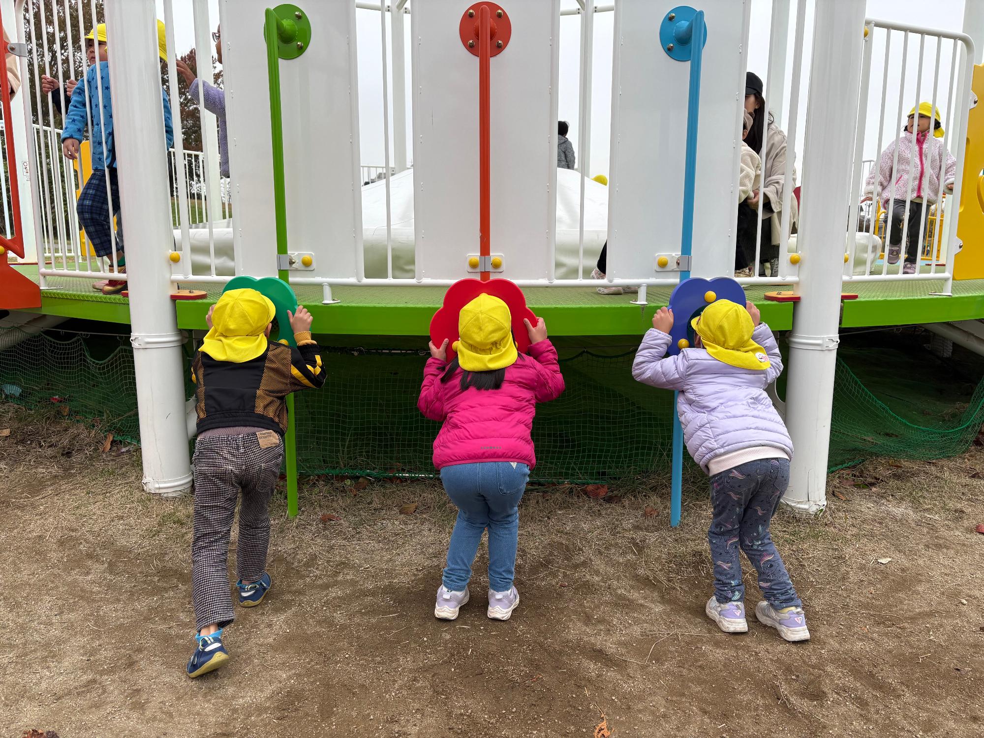 公園でたくさん遊びました♪