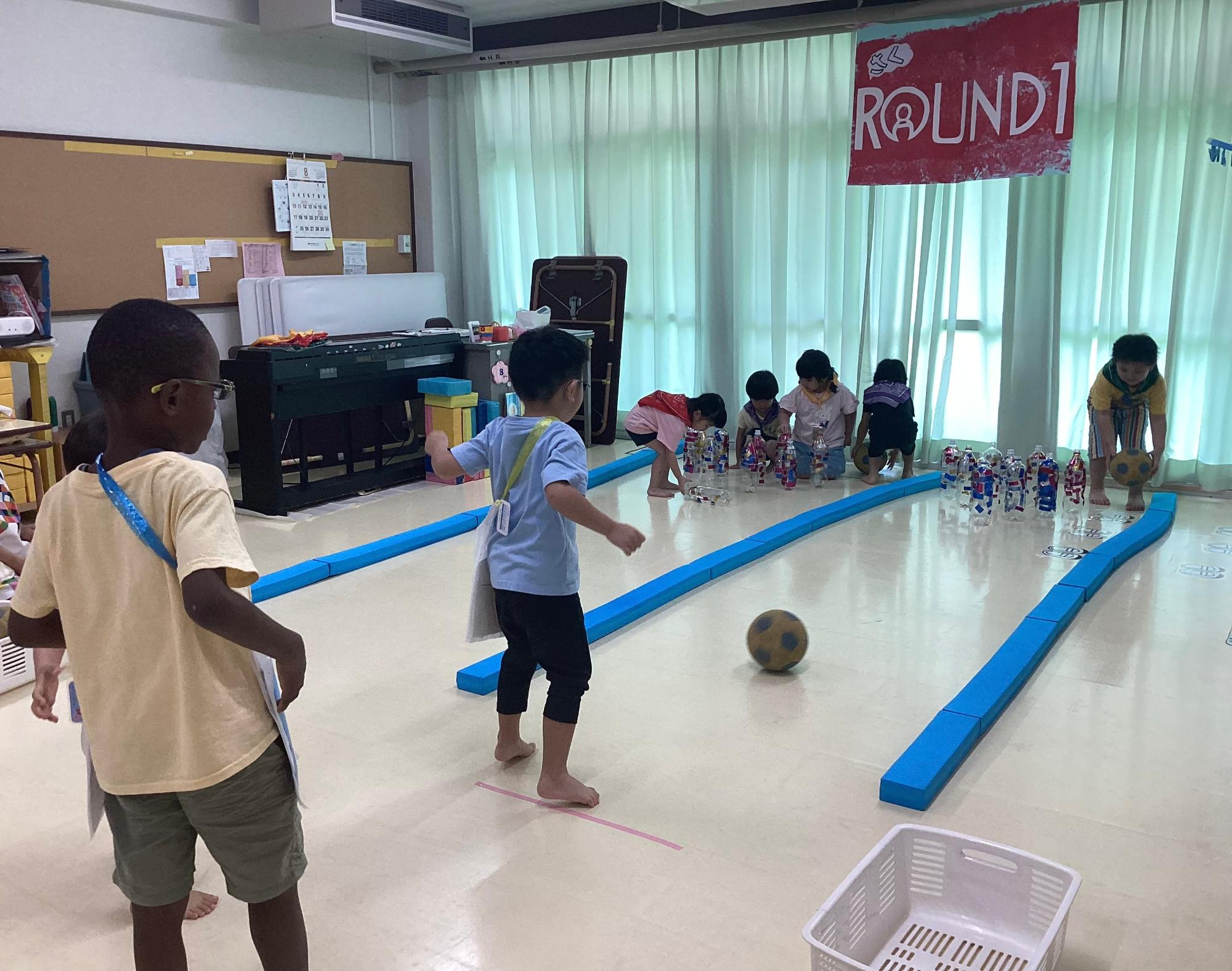 さくらまつりゲームコーナーの様子