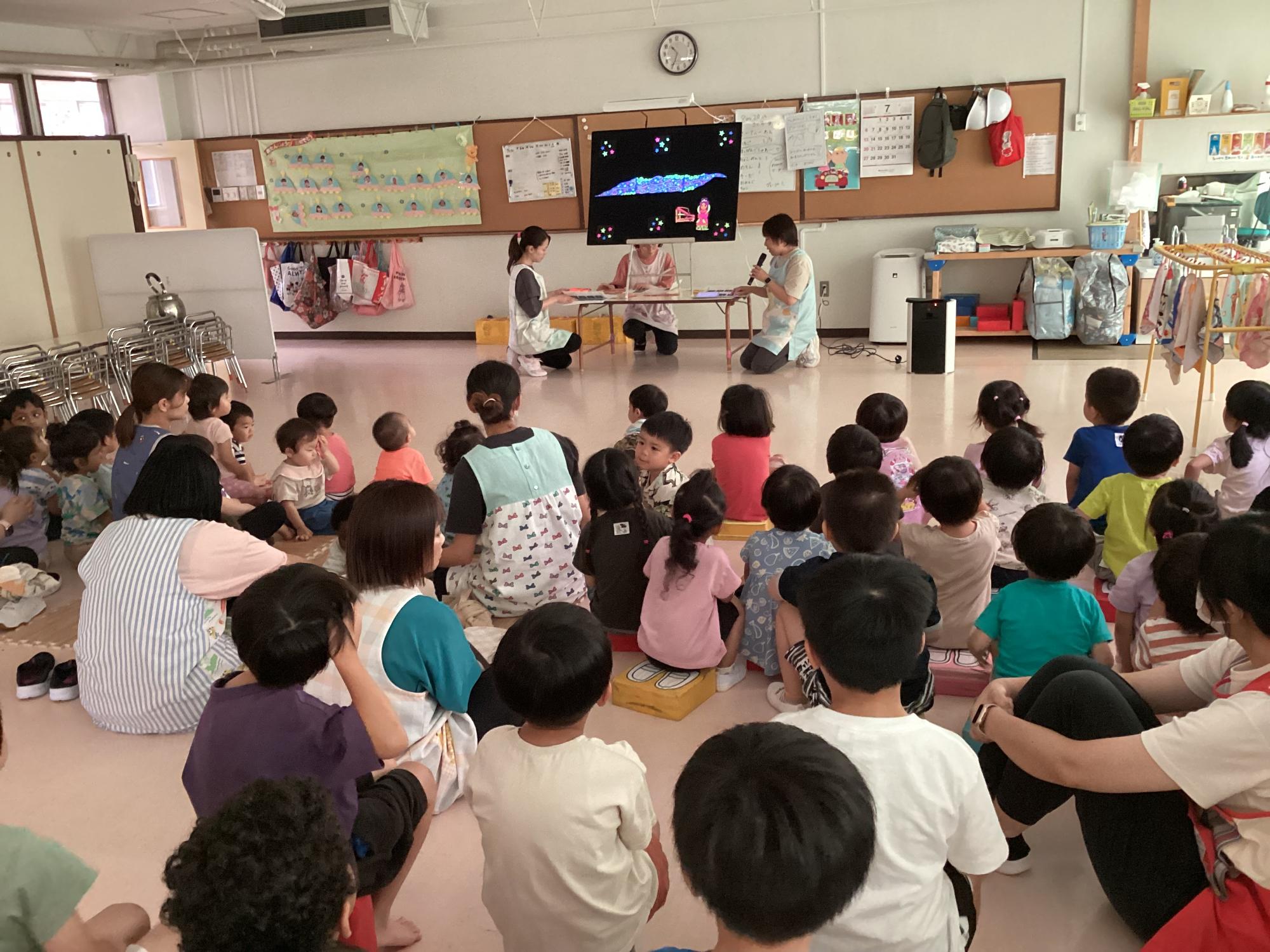 七夕集会の様子