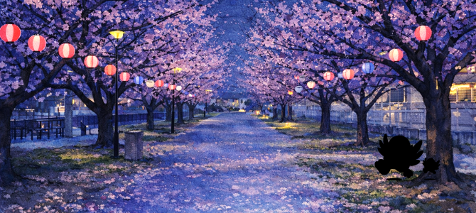 春祭りの夜のイメージ画像