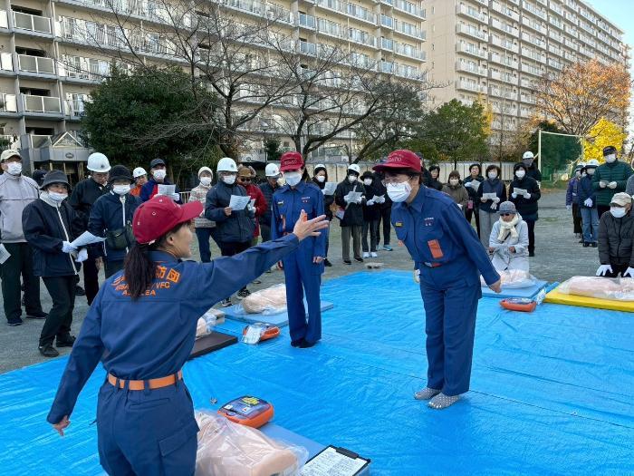 自主防災訓練派遣の様子
