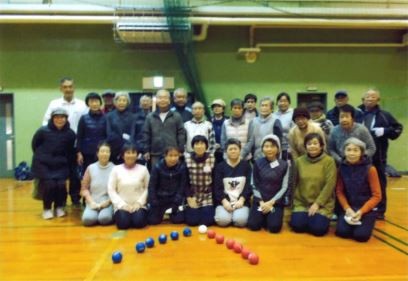 ボッチャ愛好会集合写真