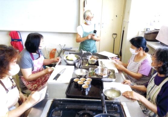 クッキング料理教室の様子