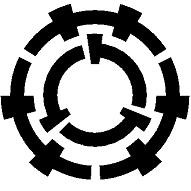 カタカナの「サ」と「ト」を複数組み合わせて円状になっている三郷市の市章マーク