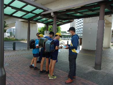 街頭啓発 三郷中央