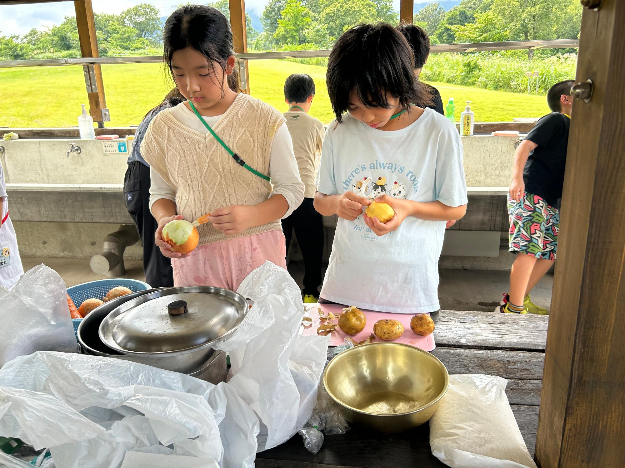 野菜の皮むき