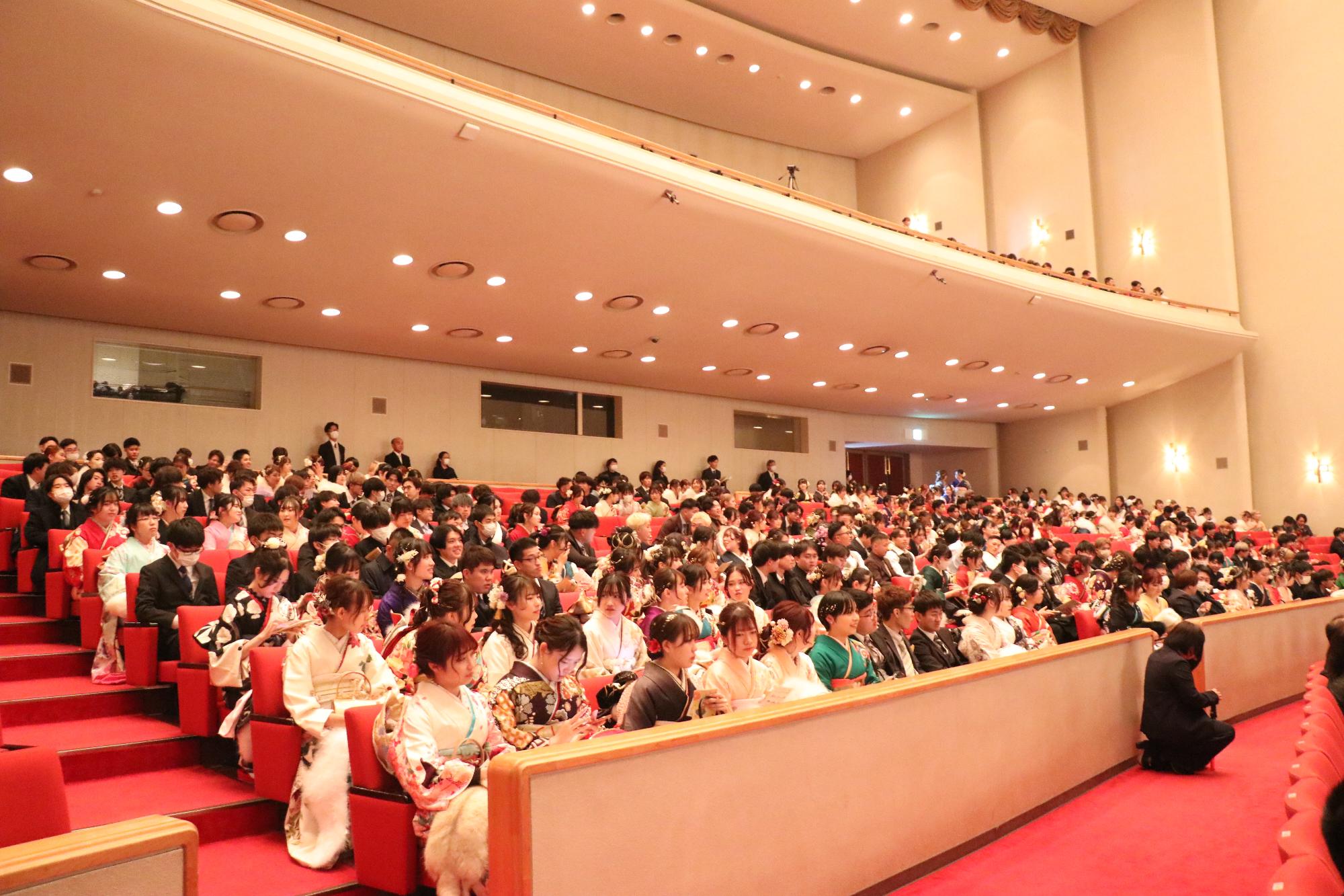 会場内の様子(客席)