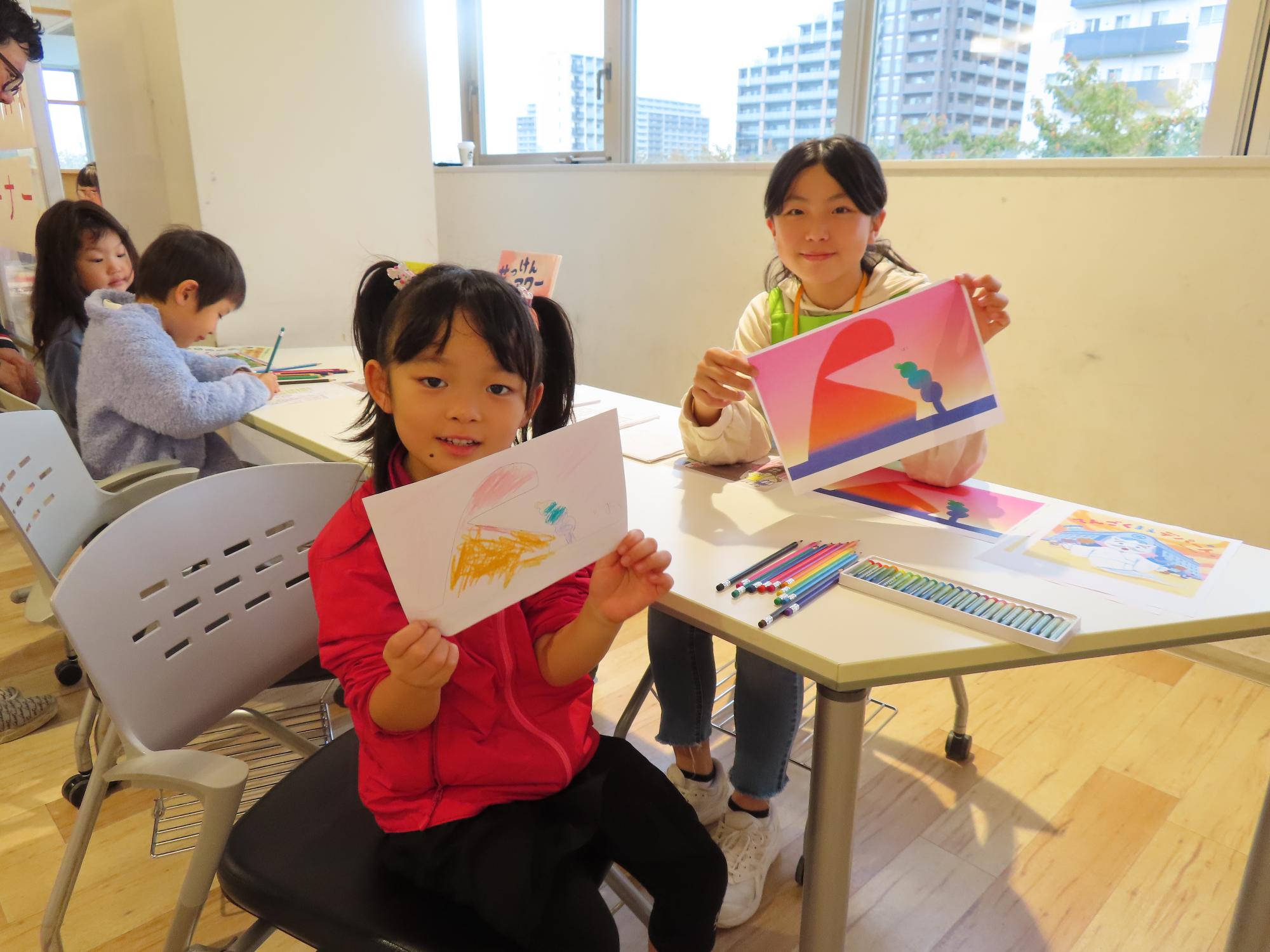 子ども司書のお手伝いの様子