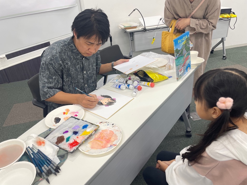 絵本作家があなたを描きます！の写真