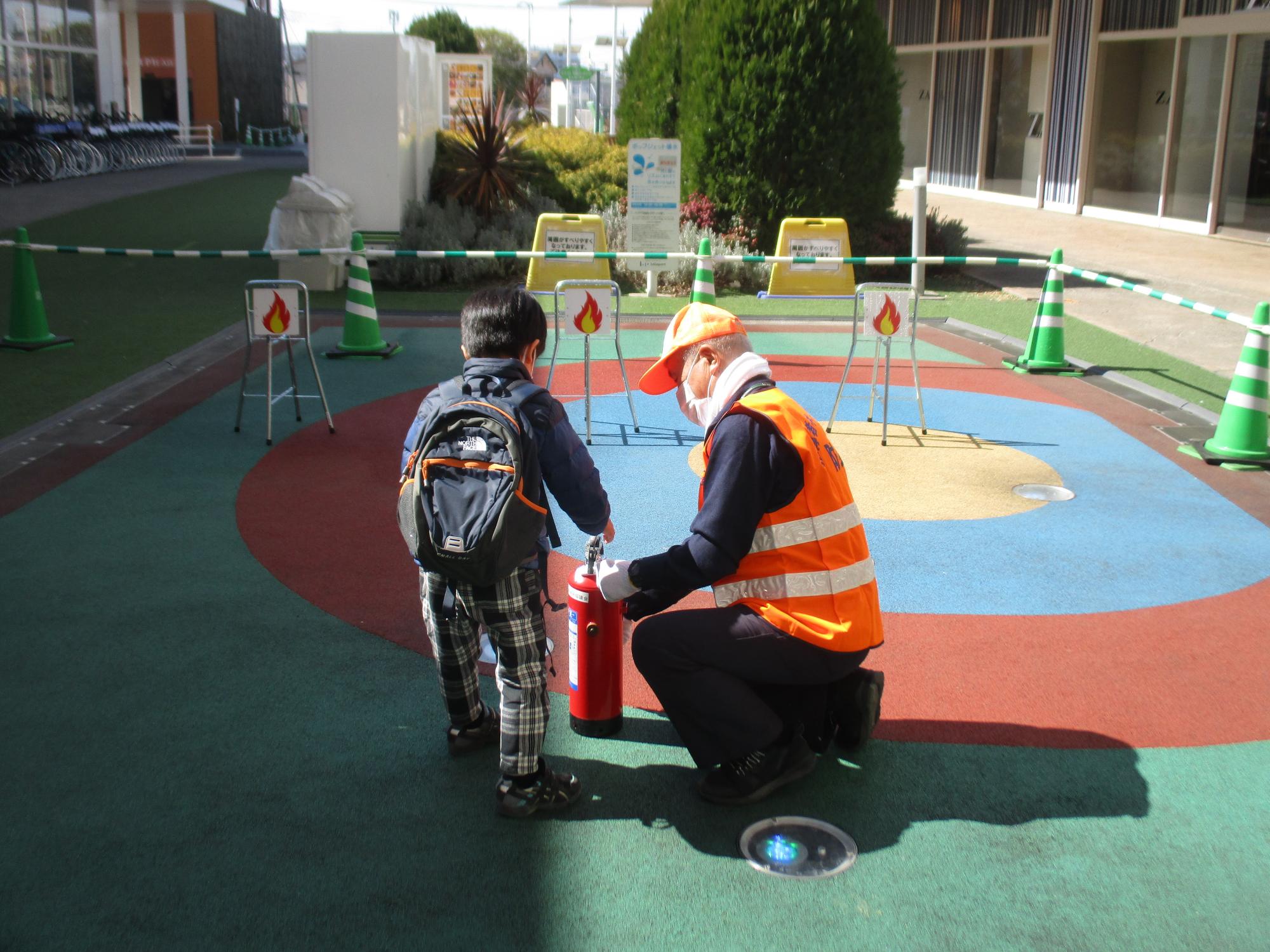 消火器体験